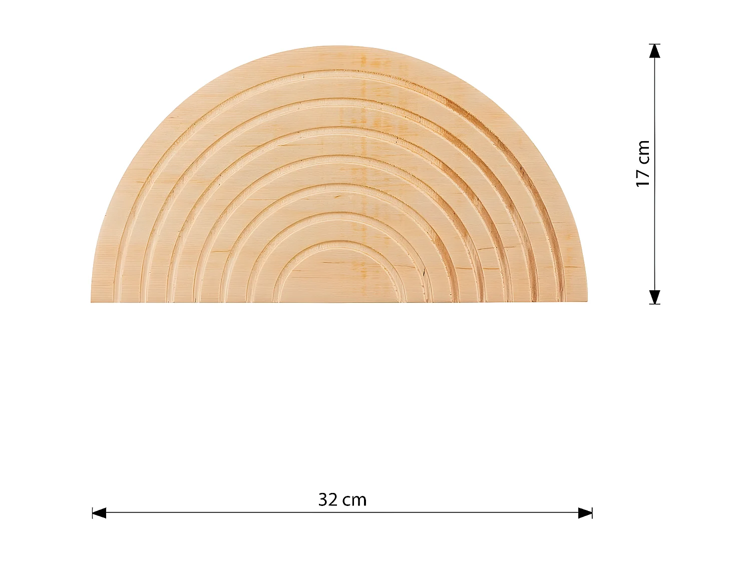 Plafonnier Gaspar, Marron, 35x35x8 cm, Seven Design