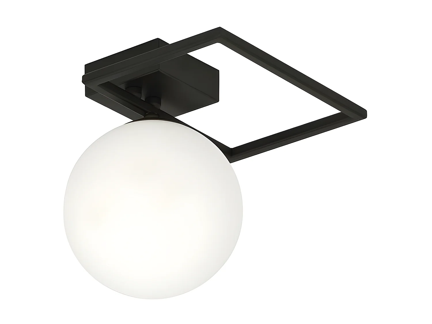 Plafonnier Imago, Noir, 20x21x18 cm, Seven Design