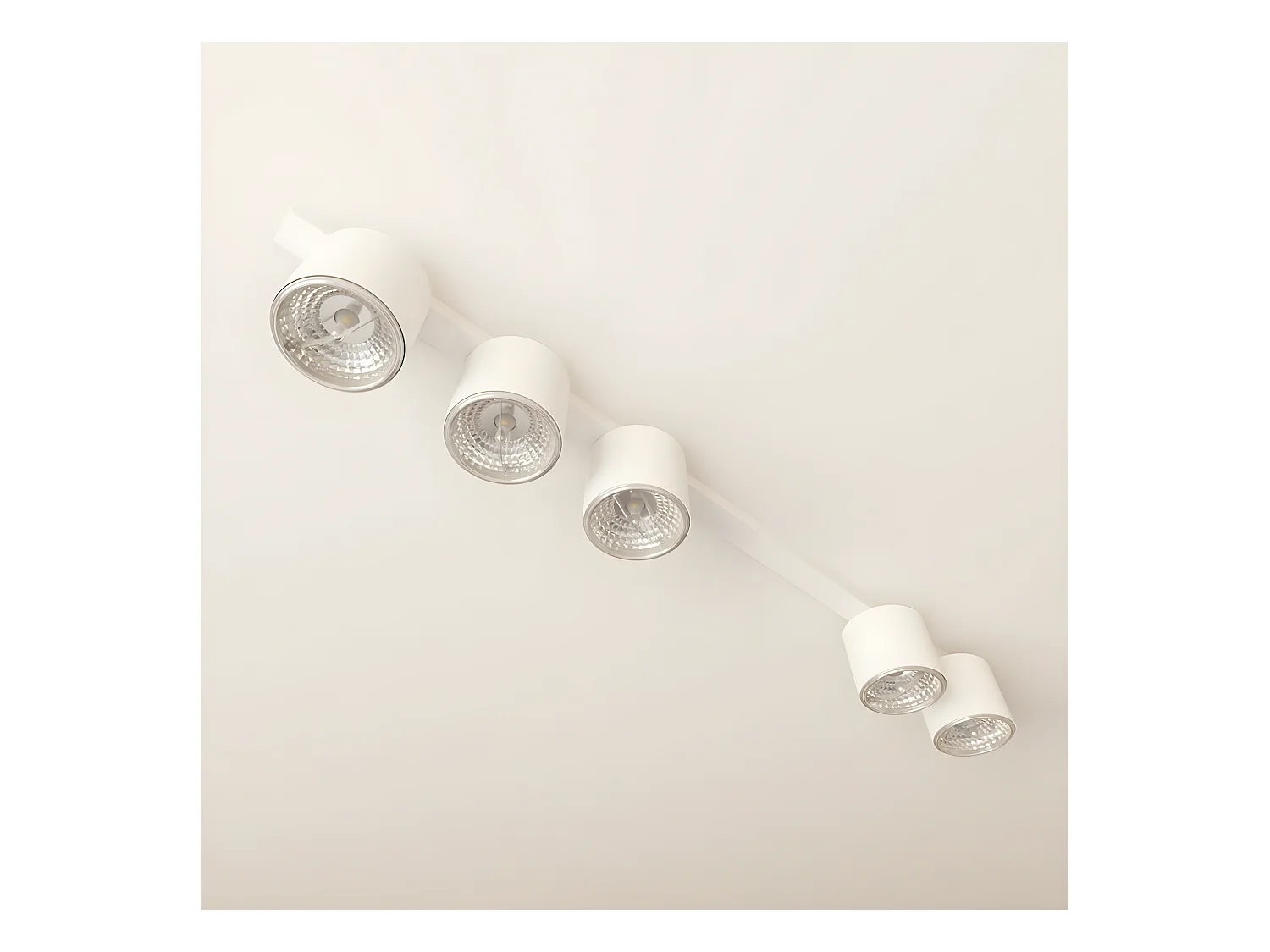 Plafondlamp Nano, Wit, 116x11,5x11,5 cm, Epikasa