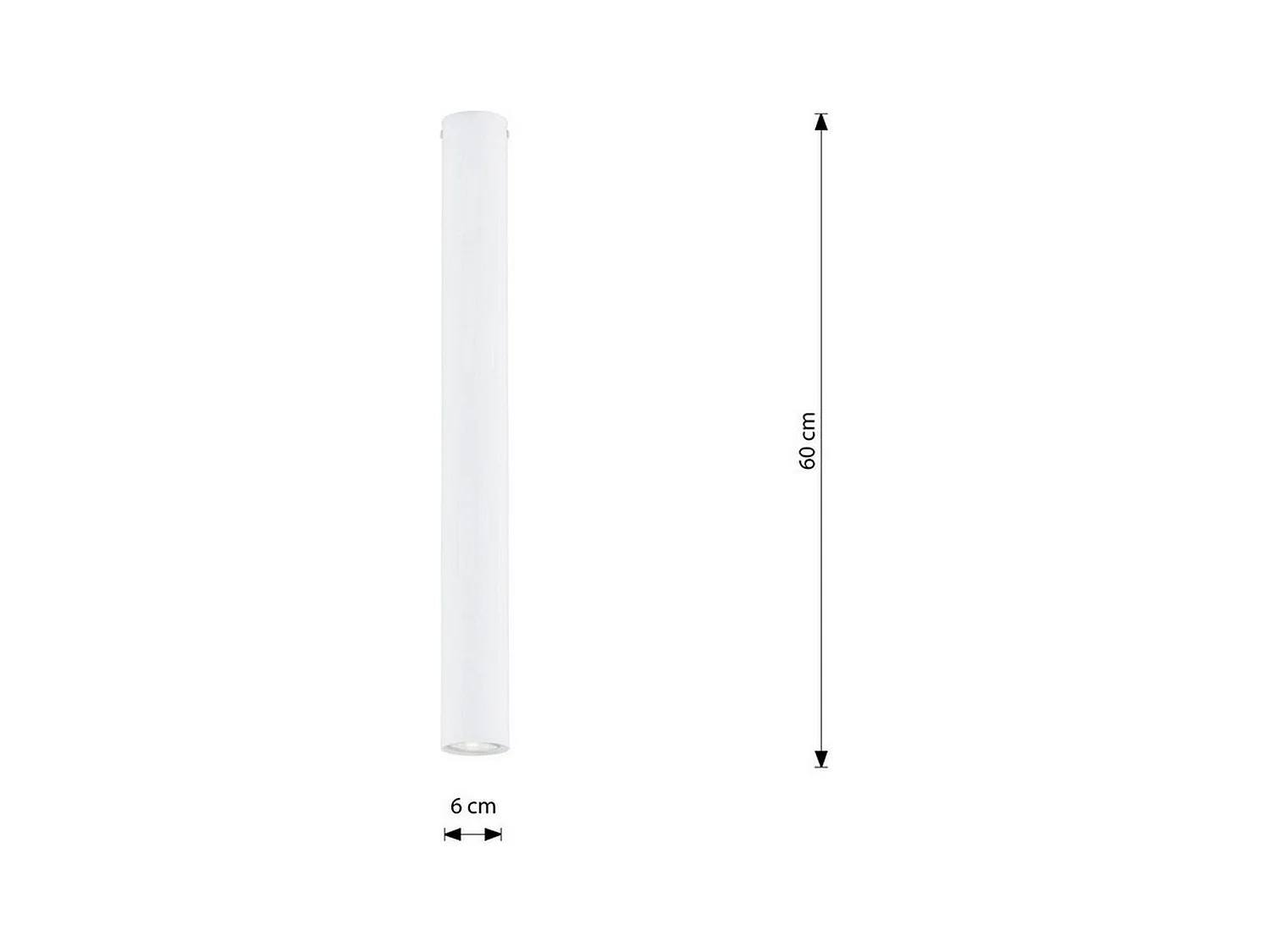 Plafondlamp Nano, Wit, 116x11,5x11,5 cm, Epikasa