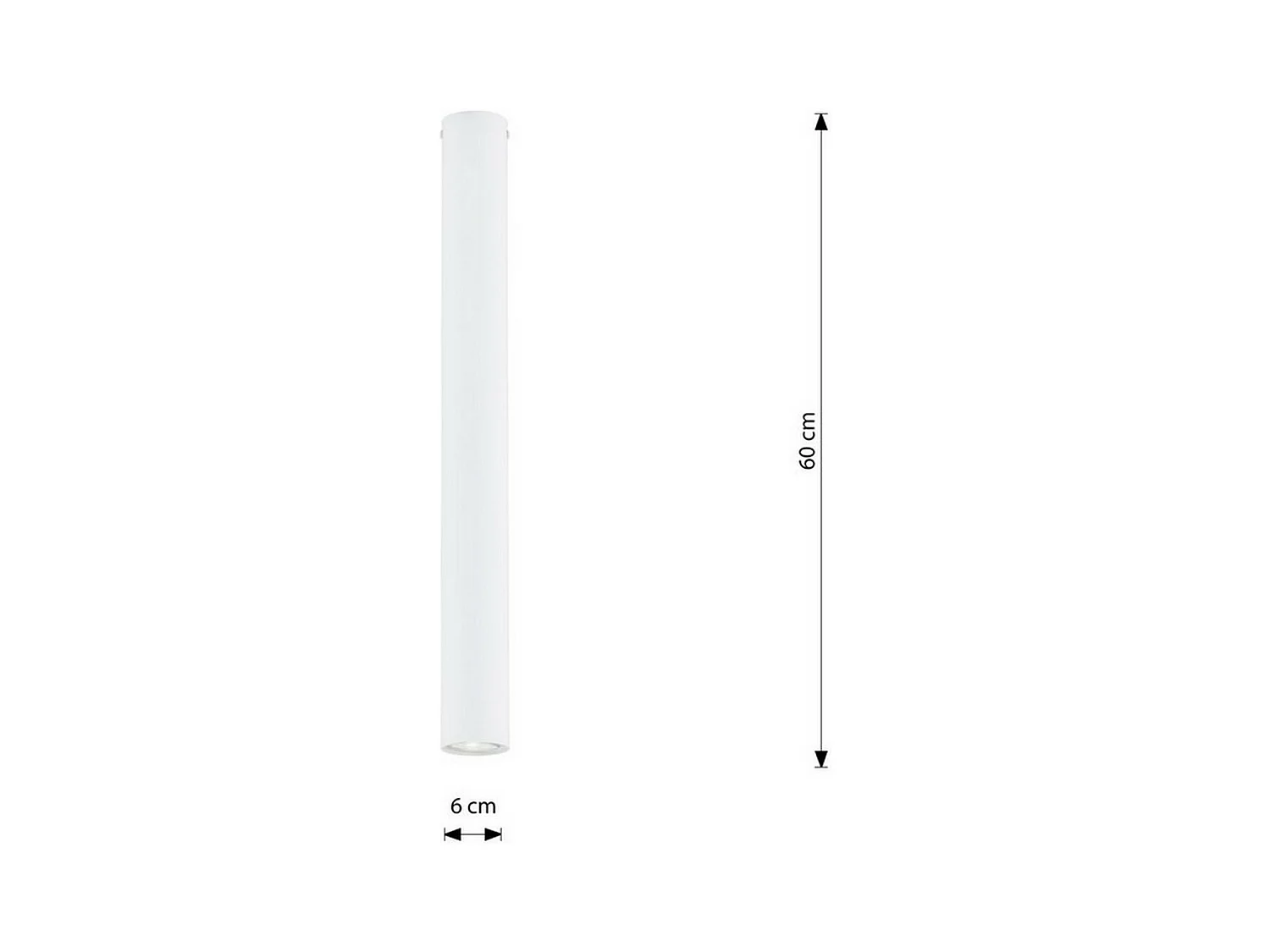 Plafondlamp Nano, Wit, 116x11,5x11,5 cm, Epikasa