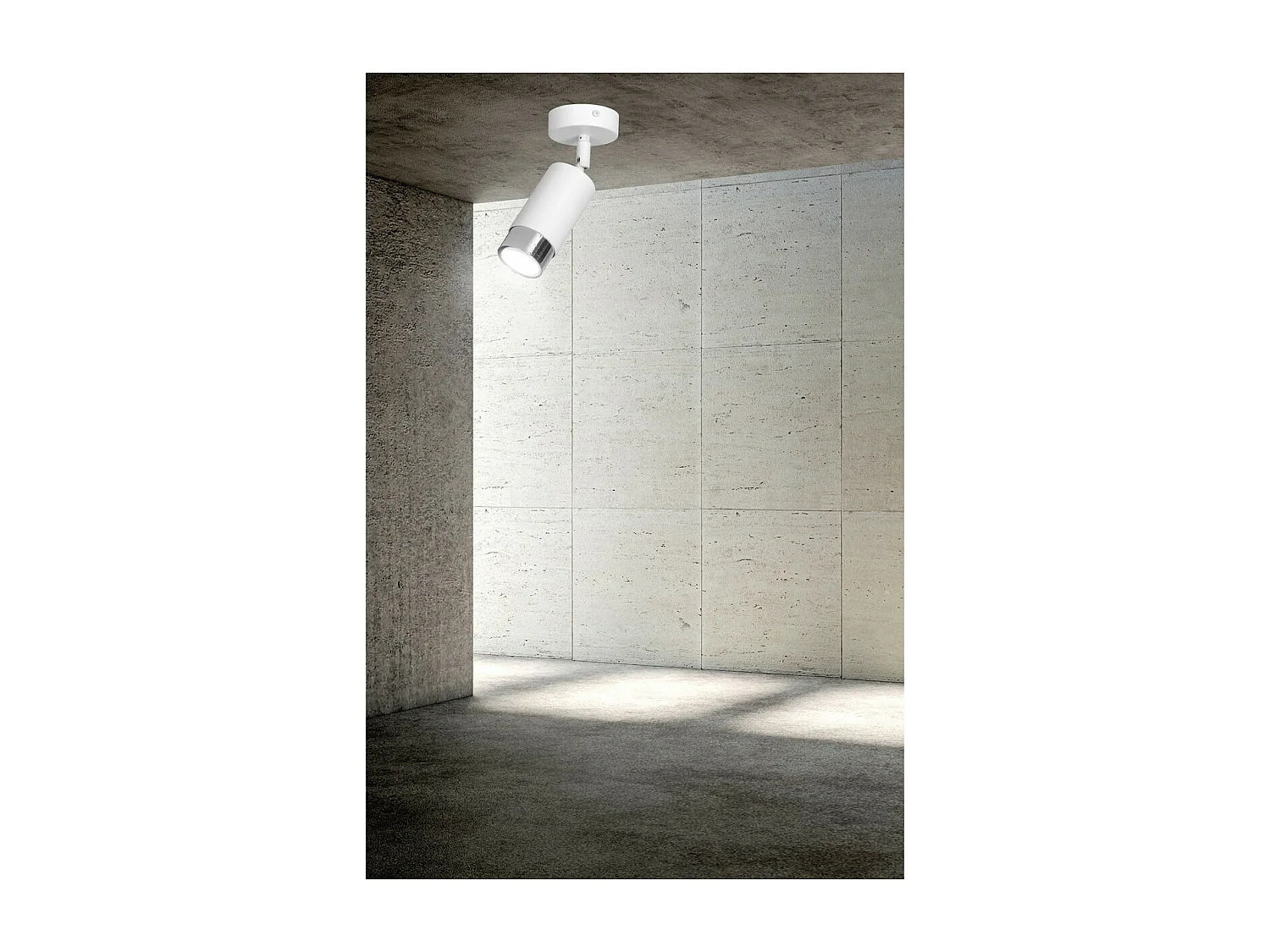 Faretto Hiro, Bianco, 8x19x8 cm, Seven Design