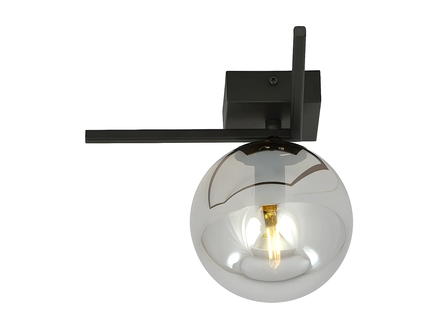 Plafondlamp Imago, Zwart, 22,5x21x18 cm, Seven Design