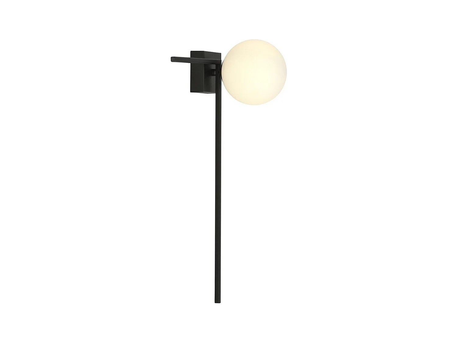 Plafonnier Imago, Noir, 50x21x18 cm, EPIKASA
