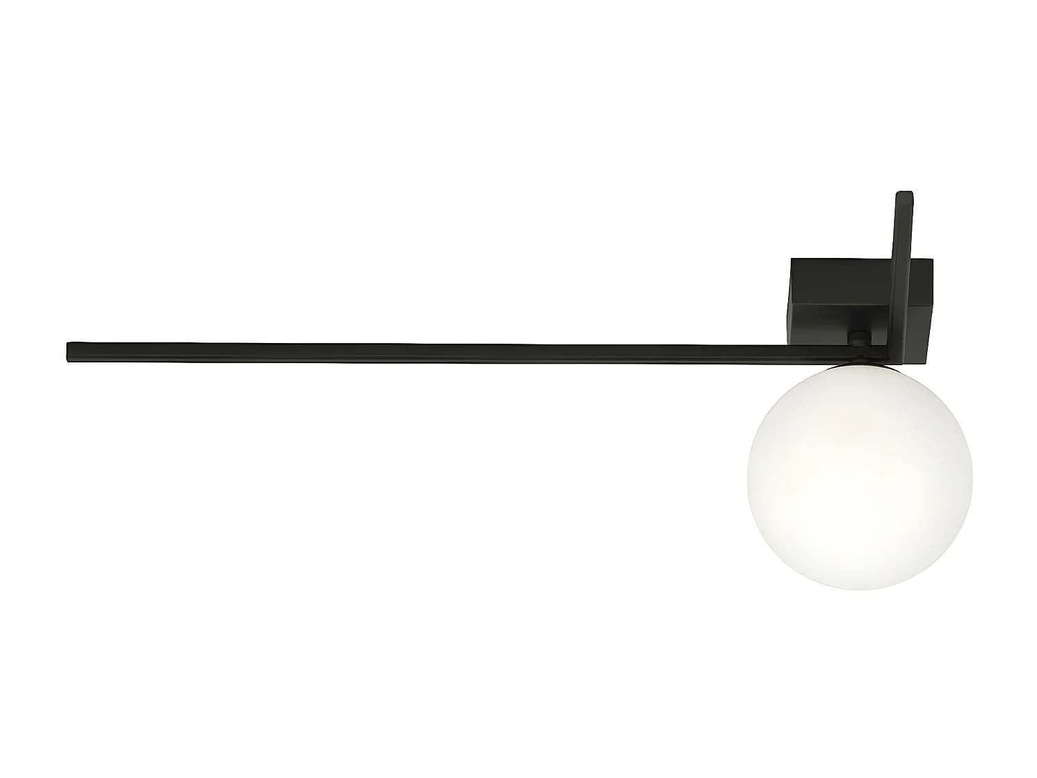 Plafondlamp Imago 5, Zwart, 50x21x18 cm, Seven Design