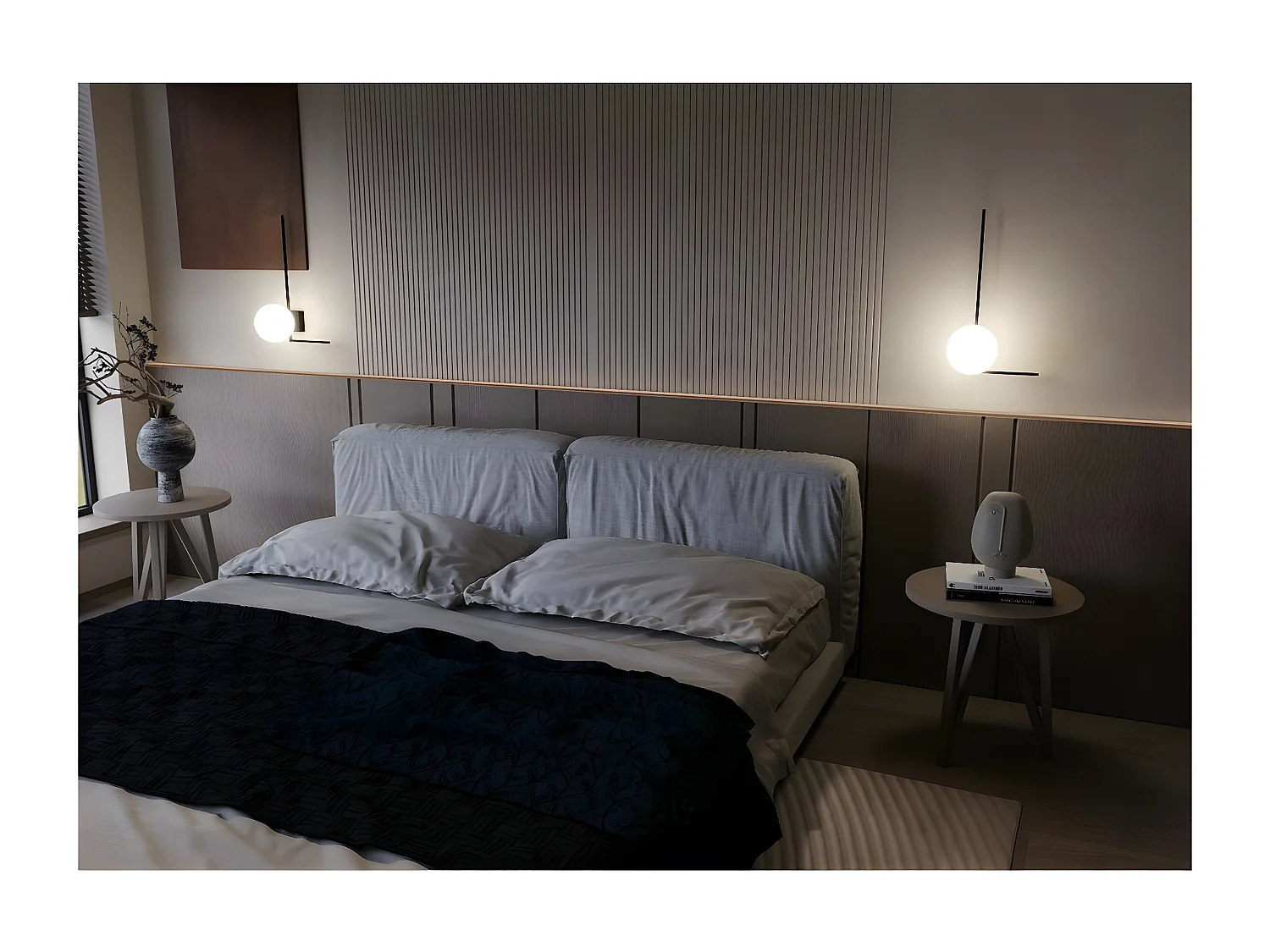 Plafondlamp Imago 5, Zwart, 50x21x18 cm, Seven Design