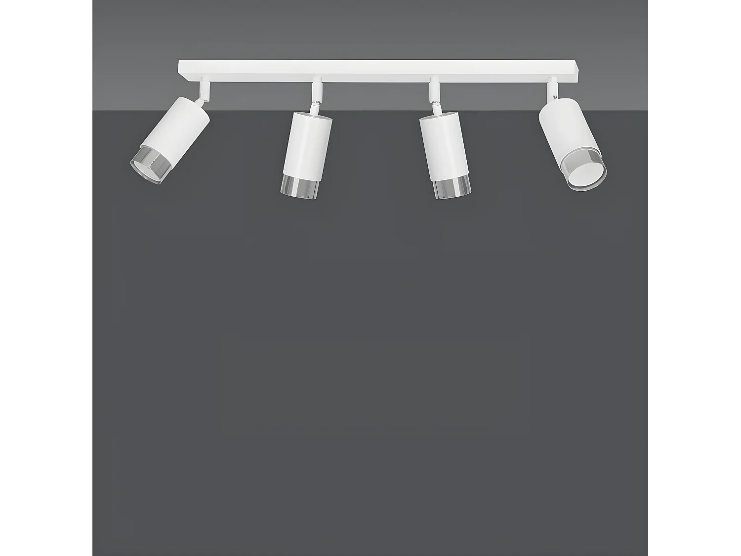 Candeeiro de Teto Hiro, Branco, 60x19x6 cm, EPIKASA