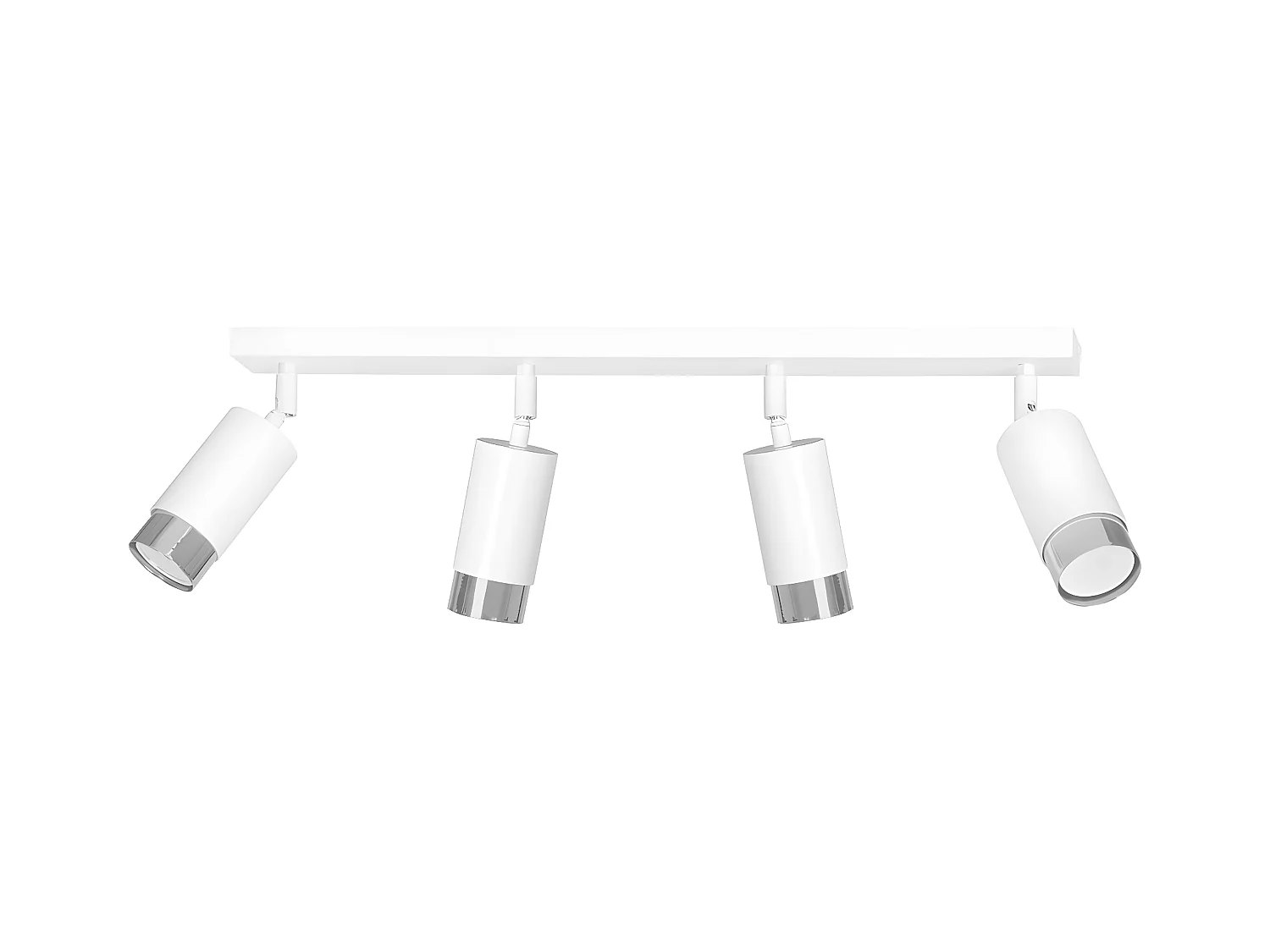 Plafonnier Hiro, Blanc, 60x19x6 cm, EPIKASA