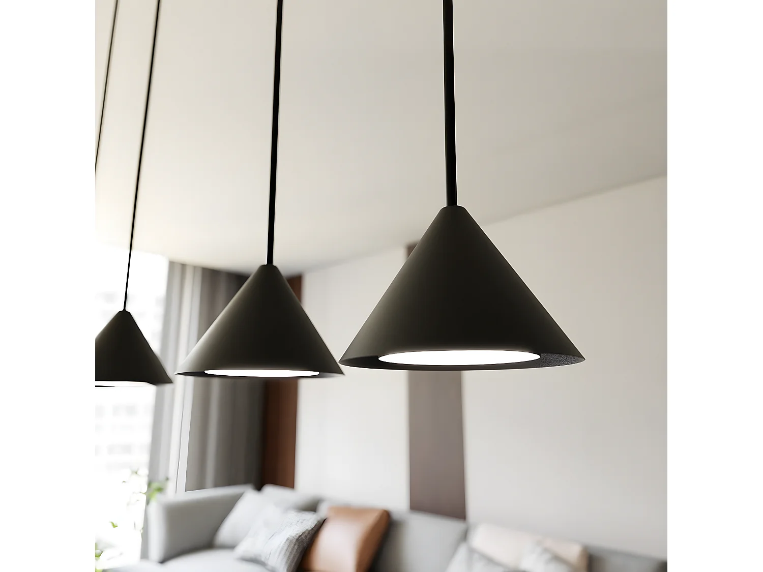 Plafondlamp Vivian, Wit, 45x45x13 cm, EPIKASA