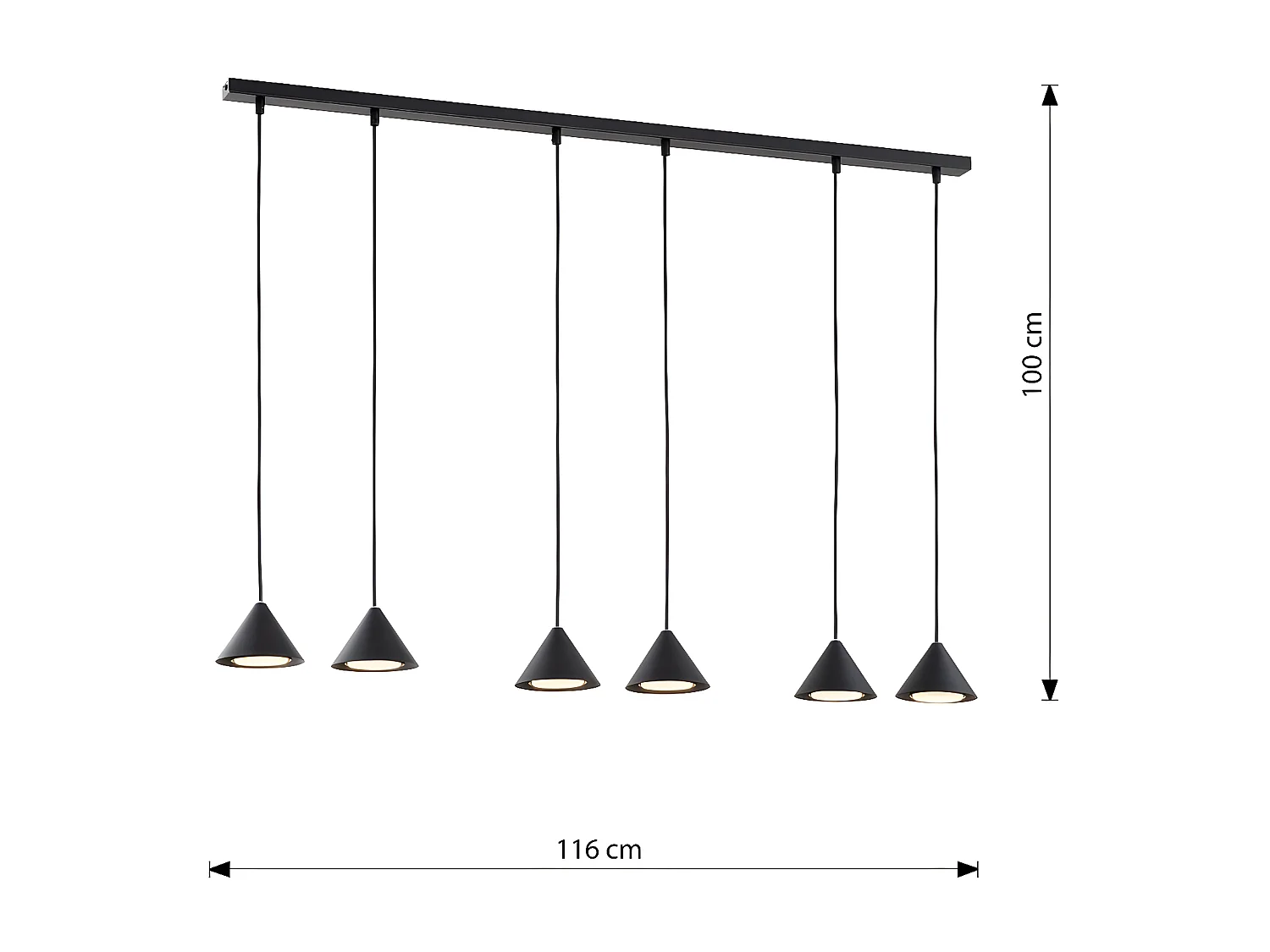 Plafondlamp Vivian, Wit, 45x45x13 cm, EPIKASA