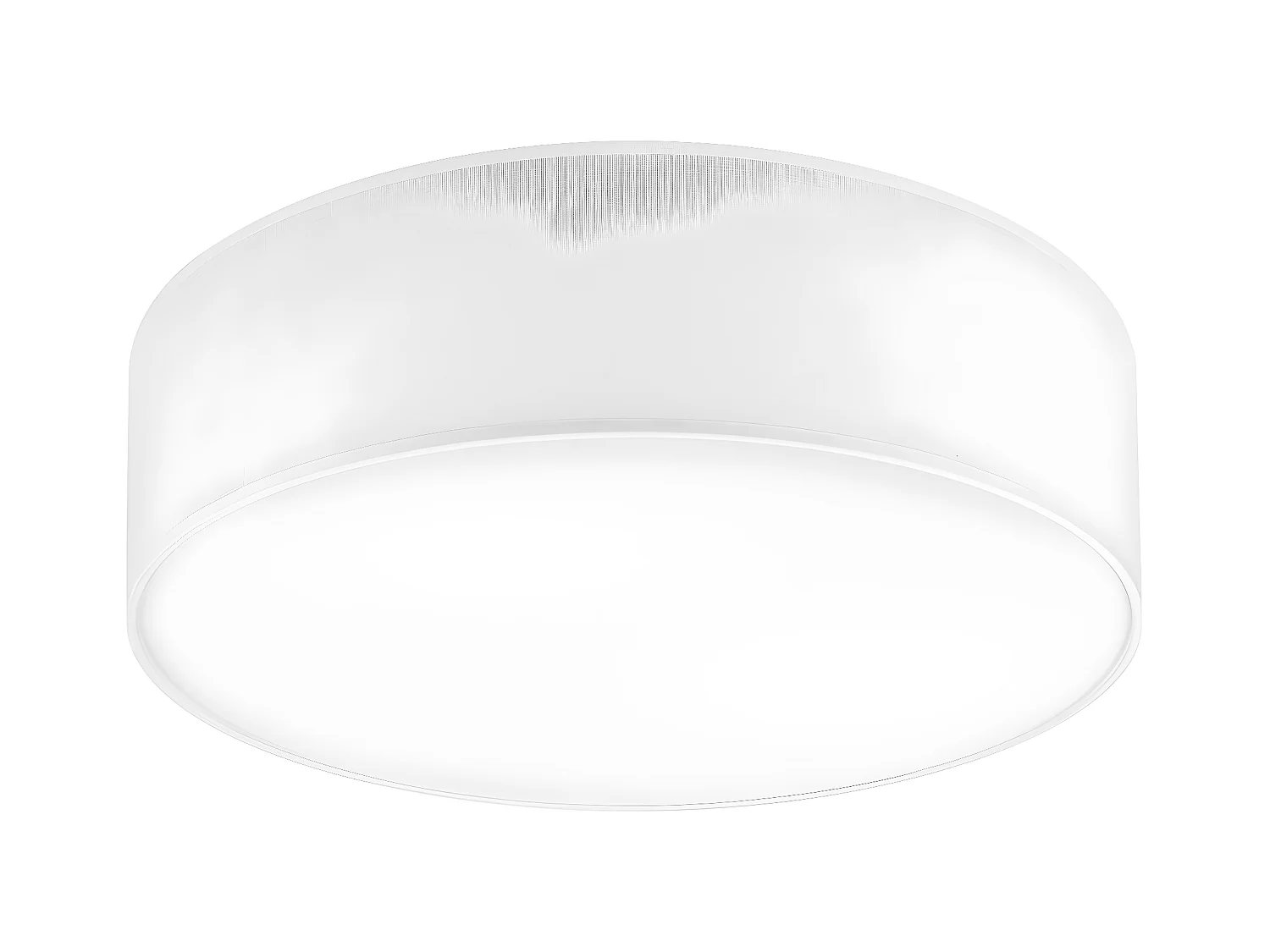 Plafonnier Vivian, Blanc, 45x45x13 cm, EPIKASA