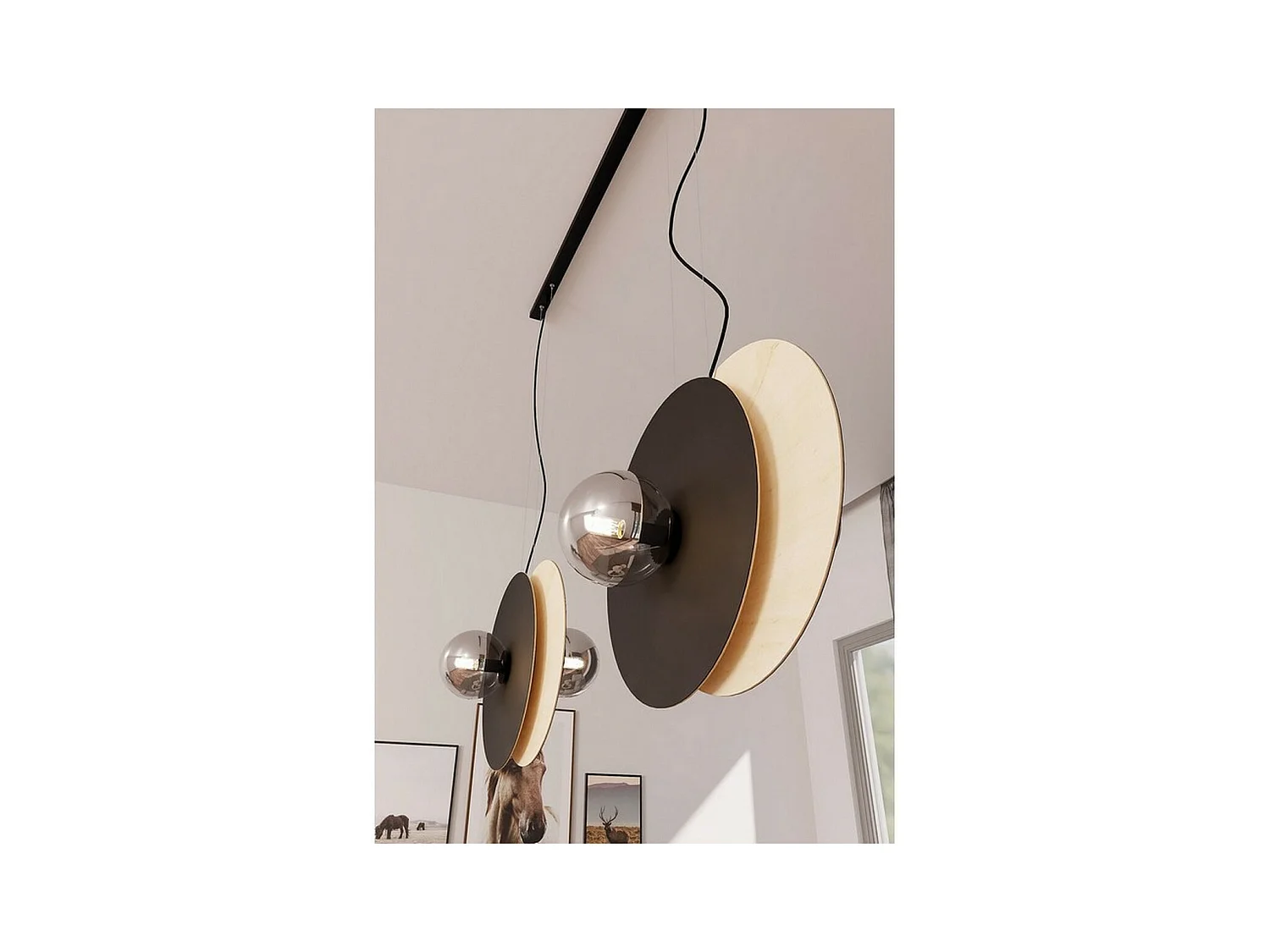 Spot Tecno, Zwart, 6x15x6 cm, Seven Design