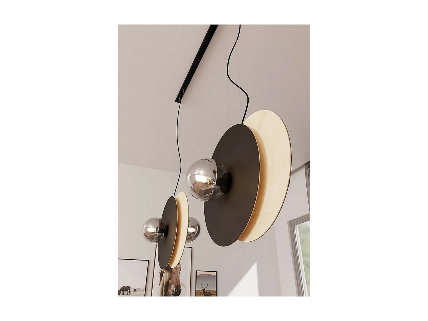 Spot Tecno, Zwart, 6x15x6 cm, Seven Design