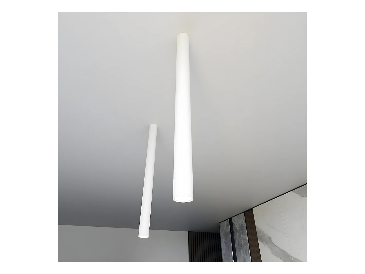 Spot d'Intérieur Tecno, Blanc, 6x80x6 cm, EPIKASA