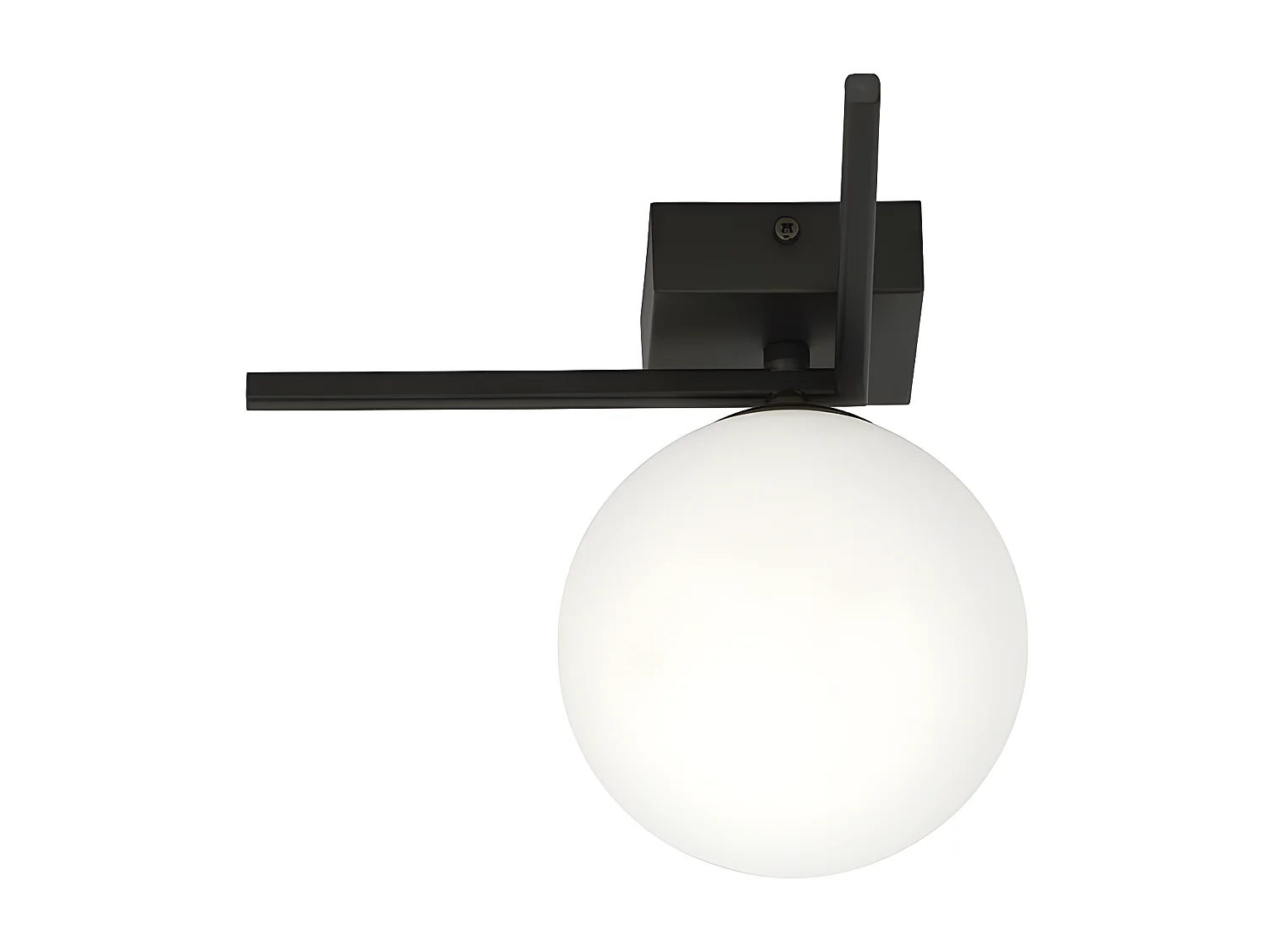 Plafondlamp Imago, Zwart, 23x21x18 cm, EPIKASA