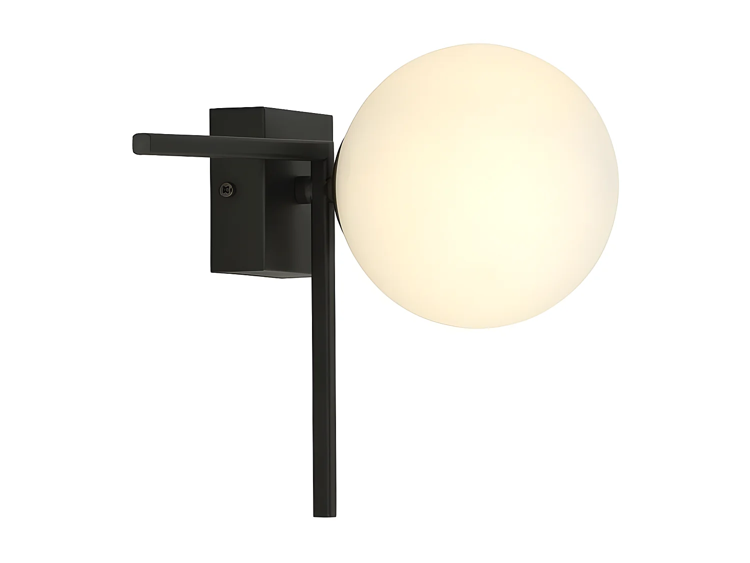 Plafondlamp Imago, Zwart, 23x21x18 cm, EPIKASA