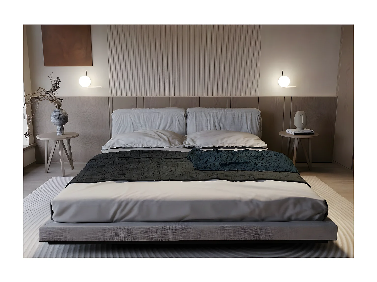 Plafonnier Imago, Noir, 23x21x18 cm, Seven Design