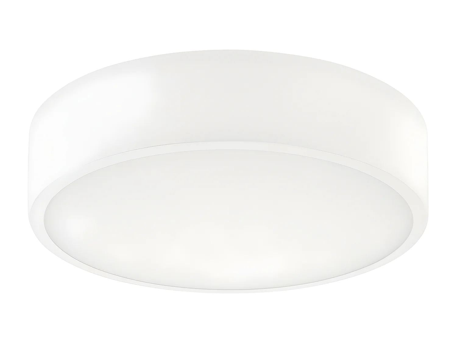 Candeeiro de Teto Dante, Branco, 36x36x8 cm, Seven Design