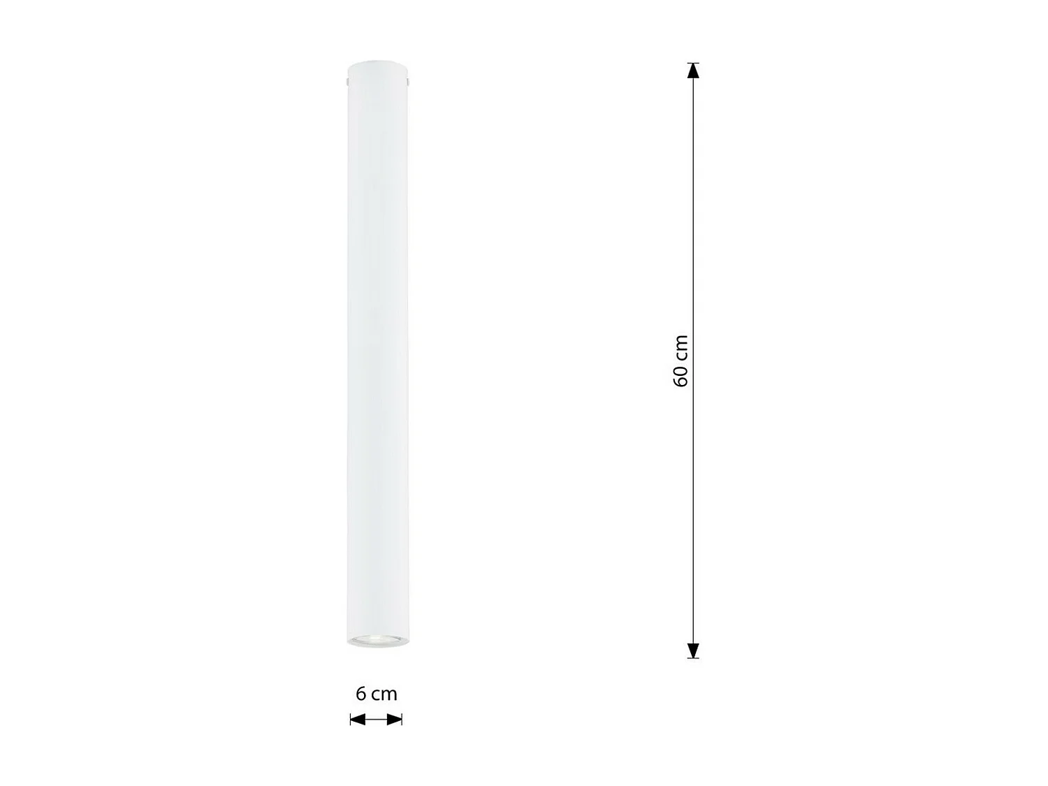 Candeeiro de Teto Dante, Branco, 36x36x8 cm, Seven Design