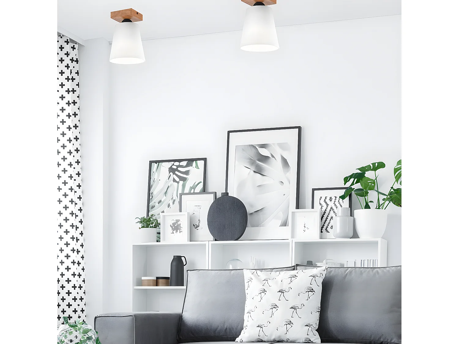 Lampa Punktowa Lula, Biały, 21x15x15 cm, Seven Design