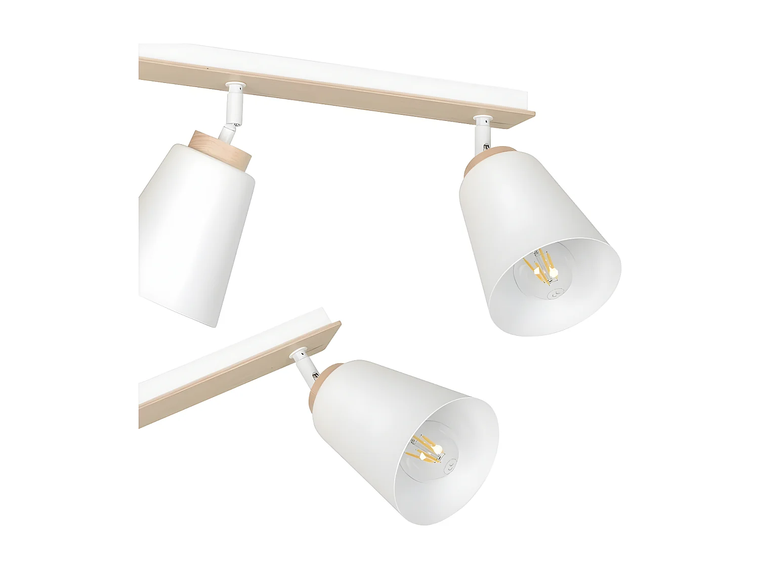 Candeeiro de Teto Atlas, Branco, 55x30x15 cm, Seven Design