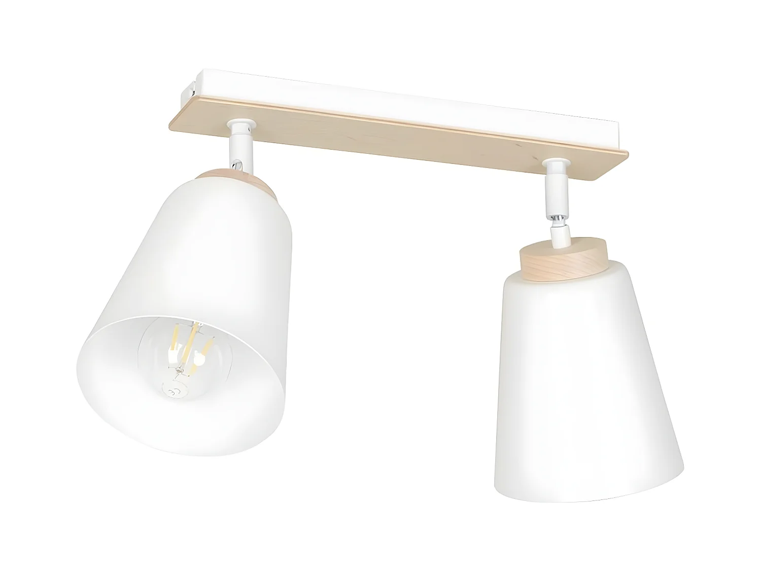 Candeeiro de Teto Atlas, Branco, 55x30x15 cm, EPIKASA
