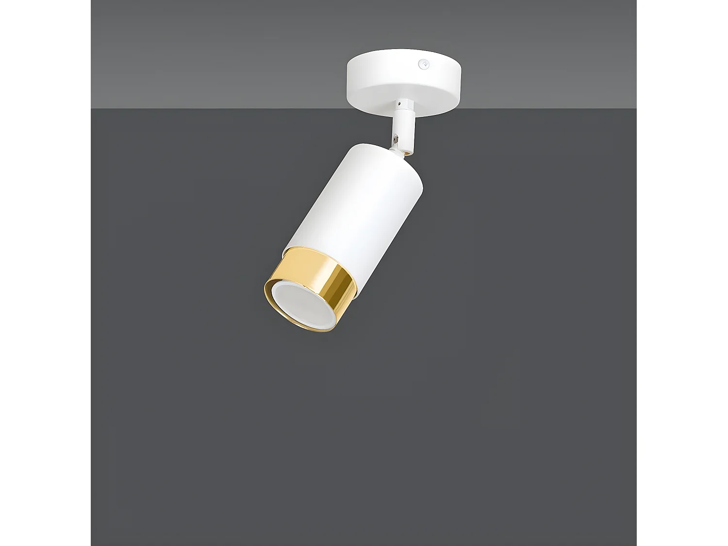 Candeeiro Hiro, Branco, 8x19x8 cm, EPIKASA