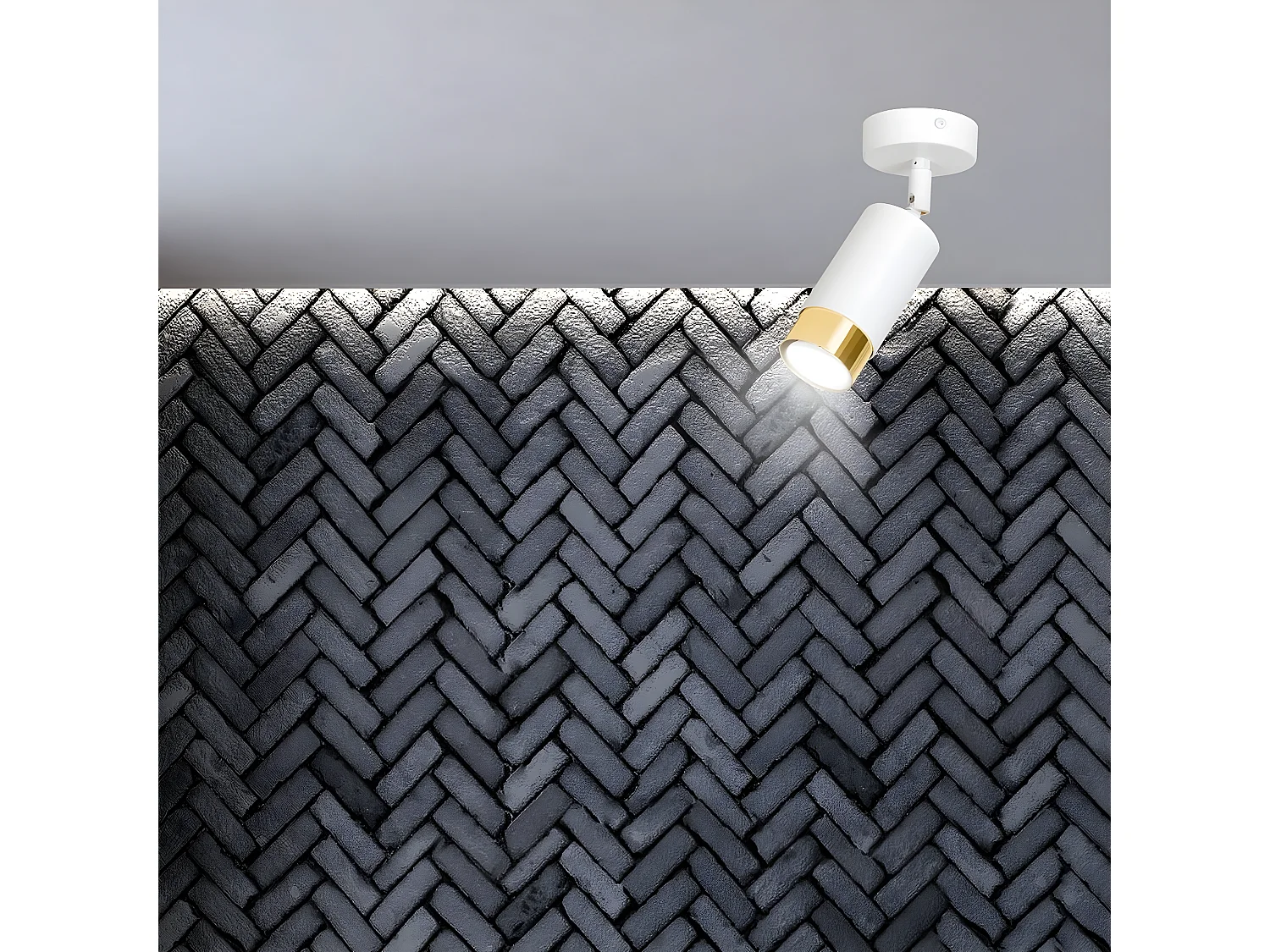 Candeeiro Hiro 1, Branco, 8x19x8 cm, Seven Design