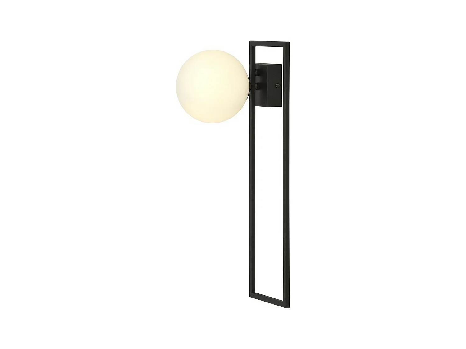 Plafonnier Imago, Noir, 50x21x18 cm, EPIKASA