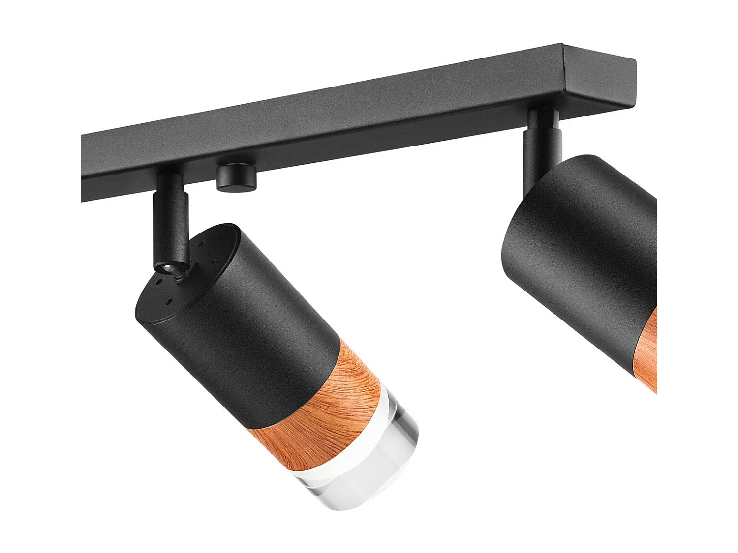 Plafondlamp Aurora, Zwart, 81x19x19 cm, Seven Design