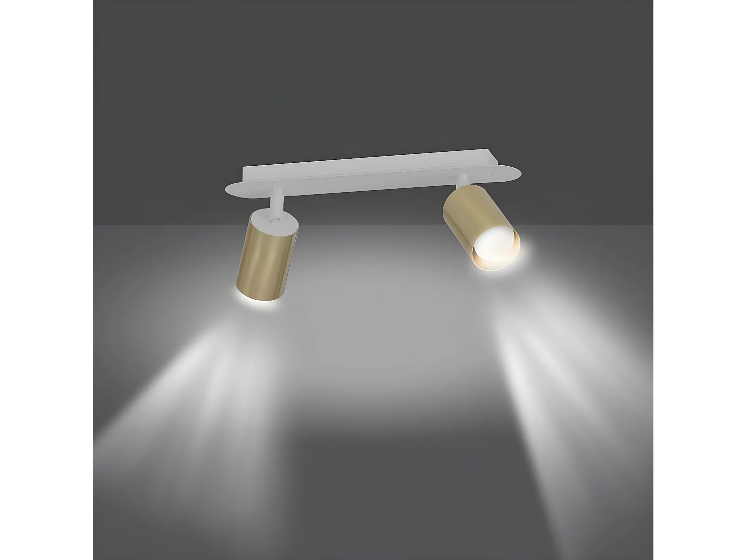 Plafonnier Zen, Blanc, 42x18x6 cm, Seven Design