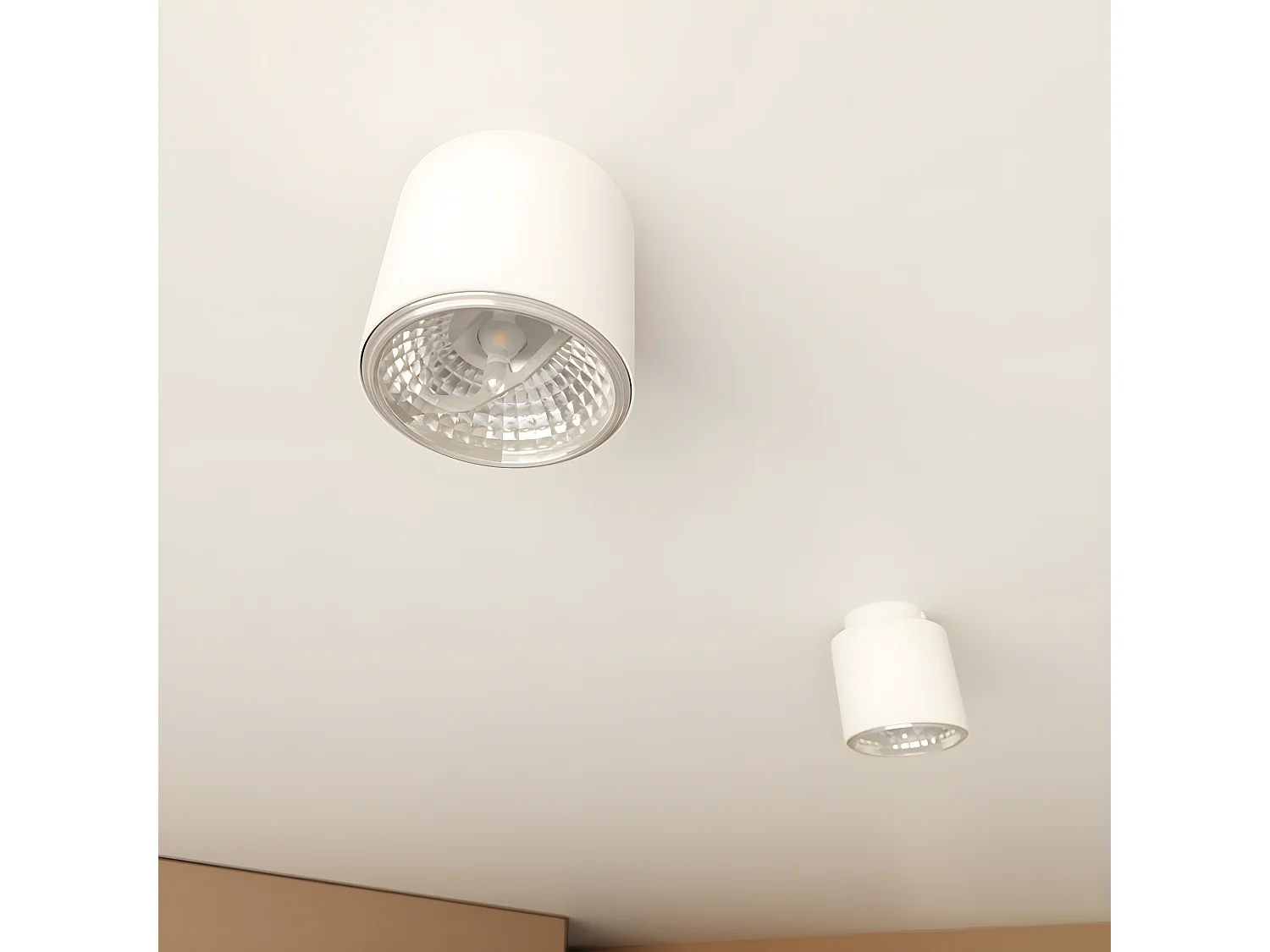 Spot Nano, Wit, 11,5x12x11,5 cm, Seven Design