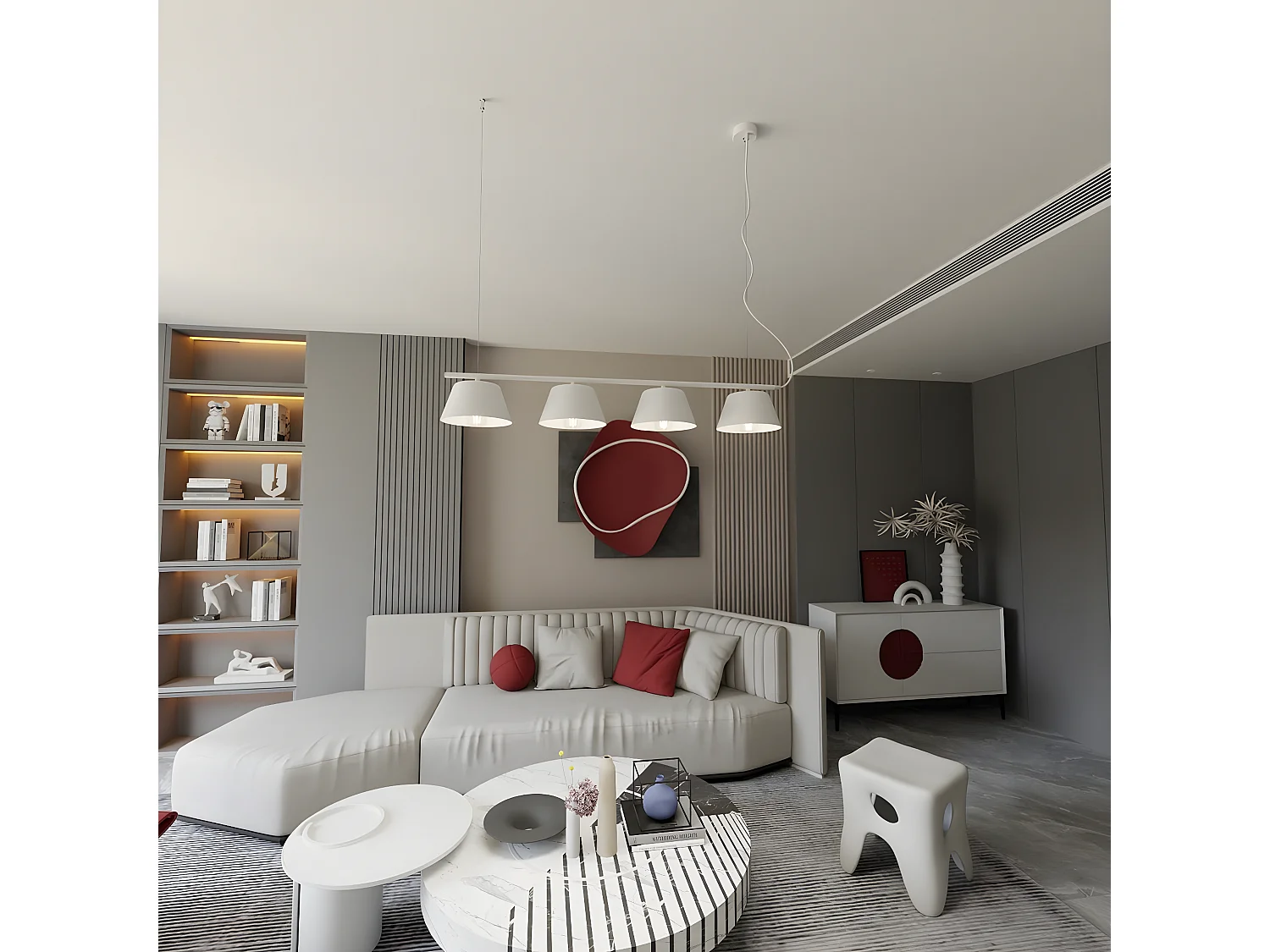 Lampa Sufitowa Conor, Brązowy, 26x40x40 cm, Seven Design