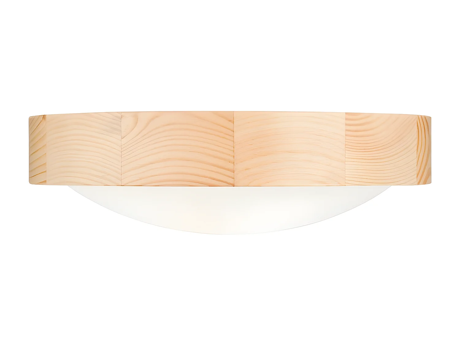 Plafonnier Anello, Marron, 27x27x3 cm, EPIKASA