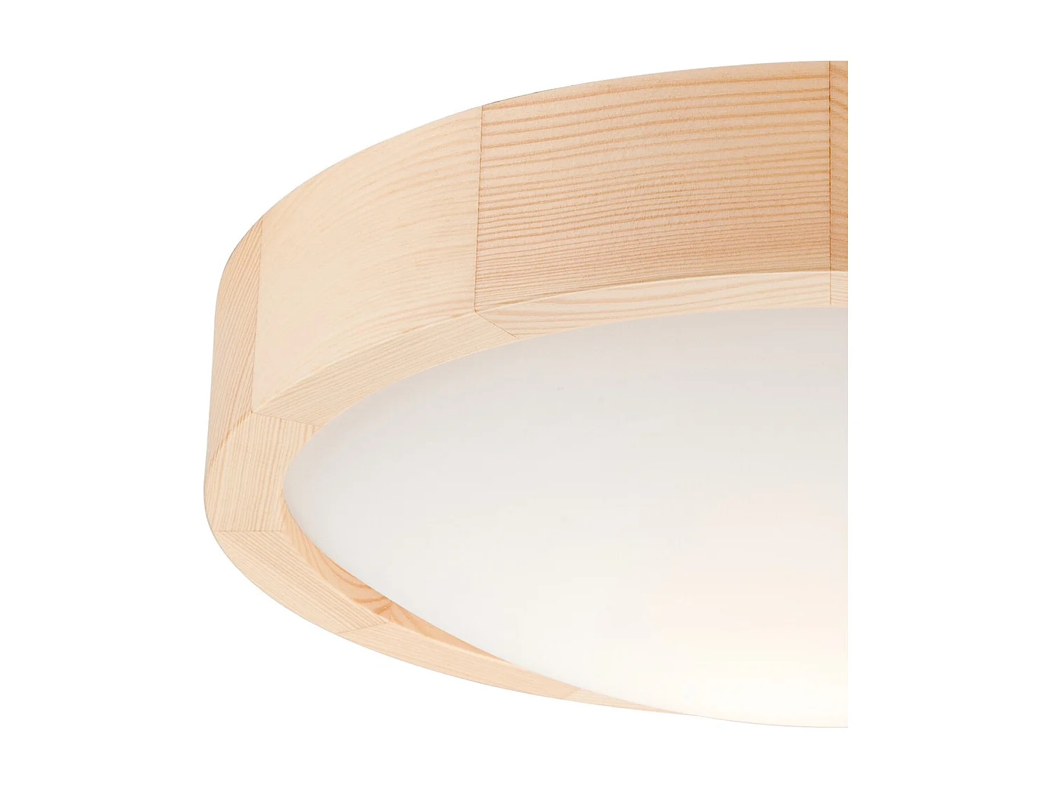 Plafonnier Anello, Marron, 27x27x3 cm, Seven Design