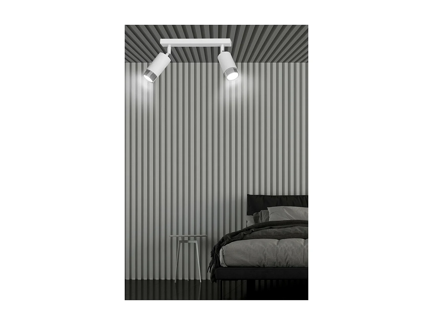 Lampa Sufitowa Hiro 4, Biały, 30x19x6 cm, Seven Design