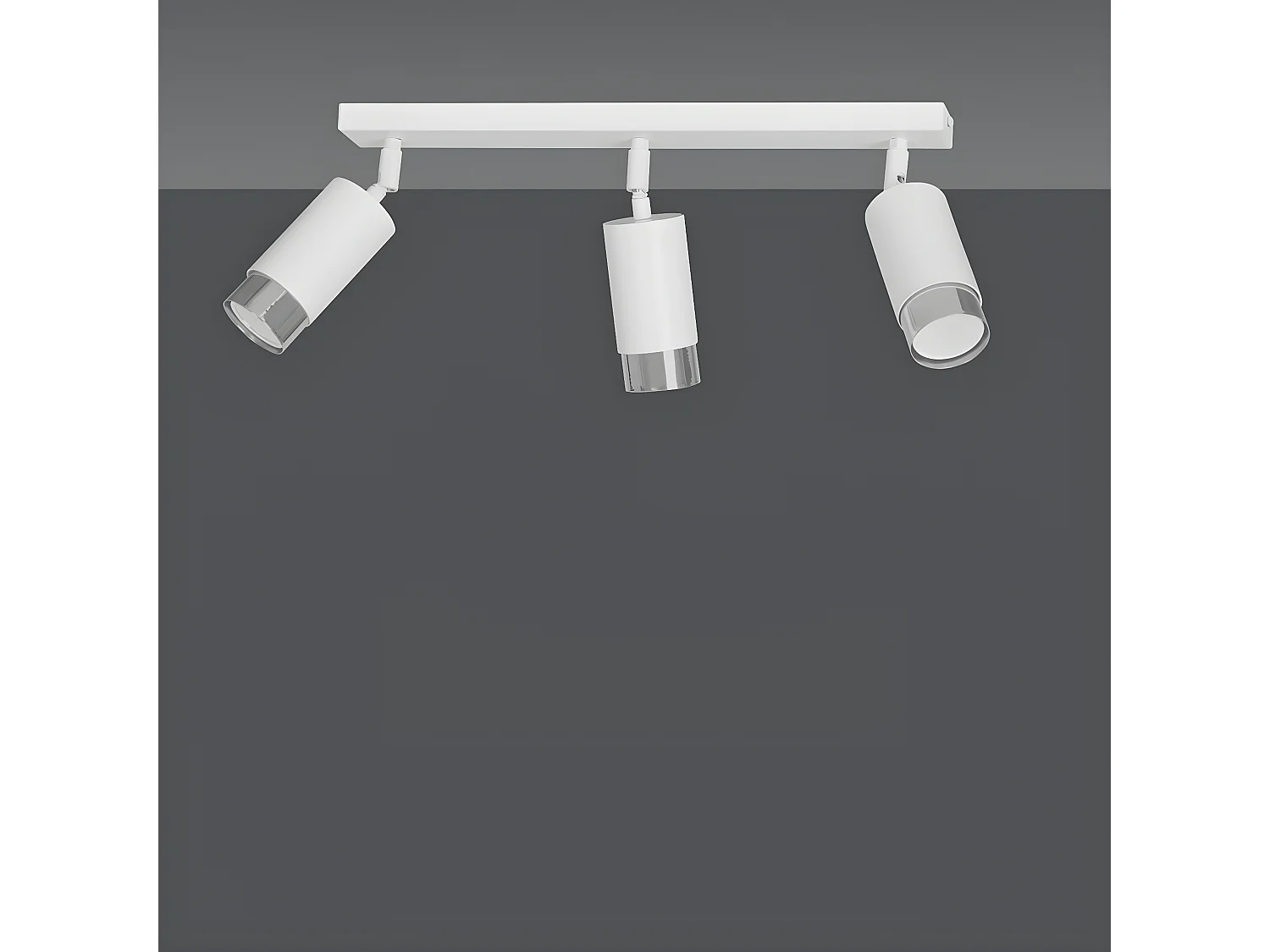 Candeeiro de Teto Hiro 8, Branco, 45x19x6 cm, Seven Design