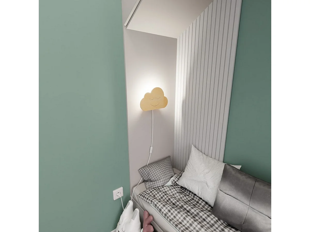 Plafondlamp Gaspar 2, Bruin, 35x35x8 cm, Seven Design