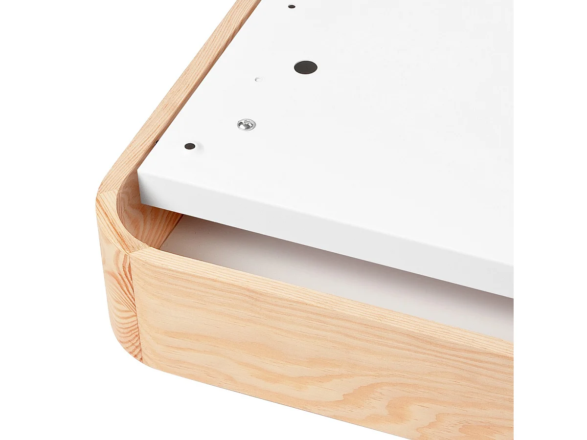 Plafondlamp Gaspar 2, Bruin, 35x35x8 cm, Seven Design