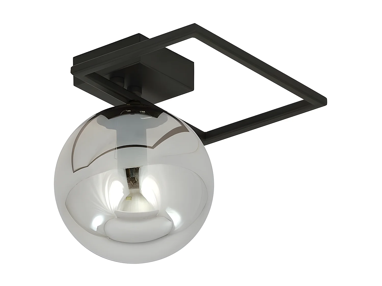 Plafondlamp Imago 10, Zwart, 20x21x18 cm, Seven Design