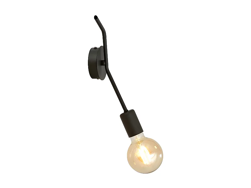 Lampa ścienna Frix, Czarny, 9x35x9 cm, Seven Design