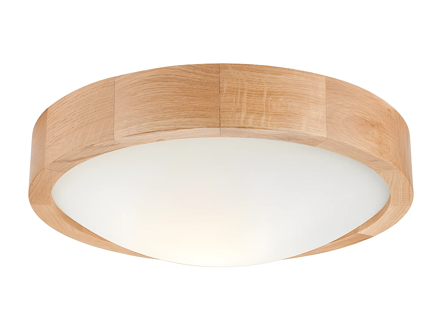 Plafonnier Anello, Marron, 27x27x3 cm, EPIKASA