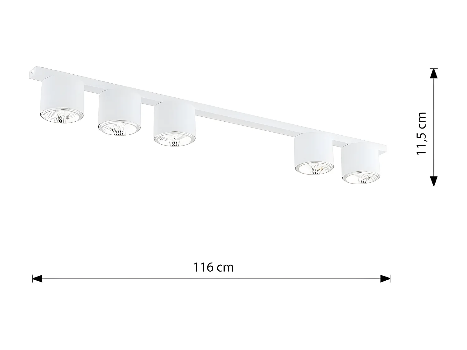 Plafonnier Anello, Marron, 27x27x3 cm, EPIKASA