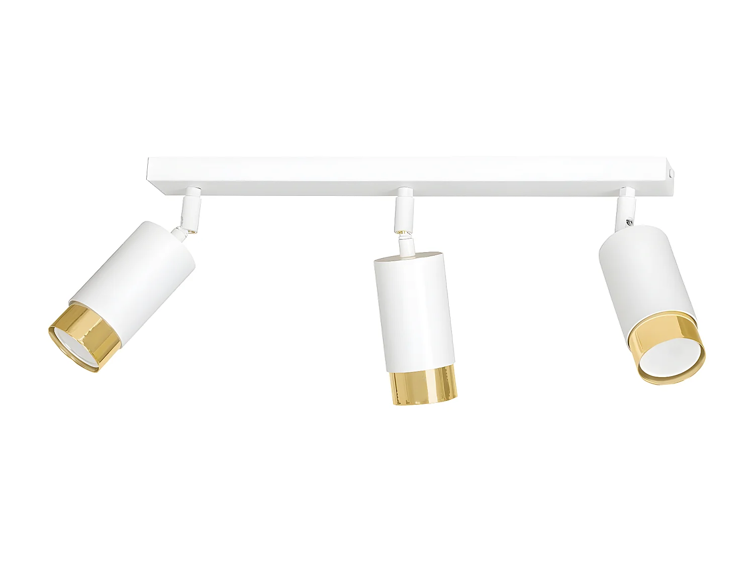 Plafonnier Hiro 9, Blanc, 45x19x6 cm, Seven Design