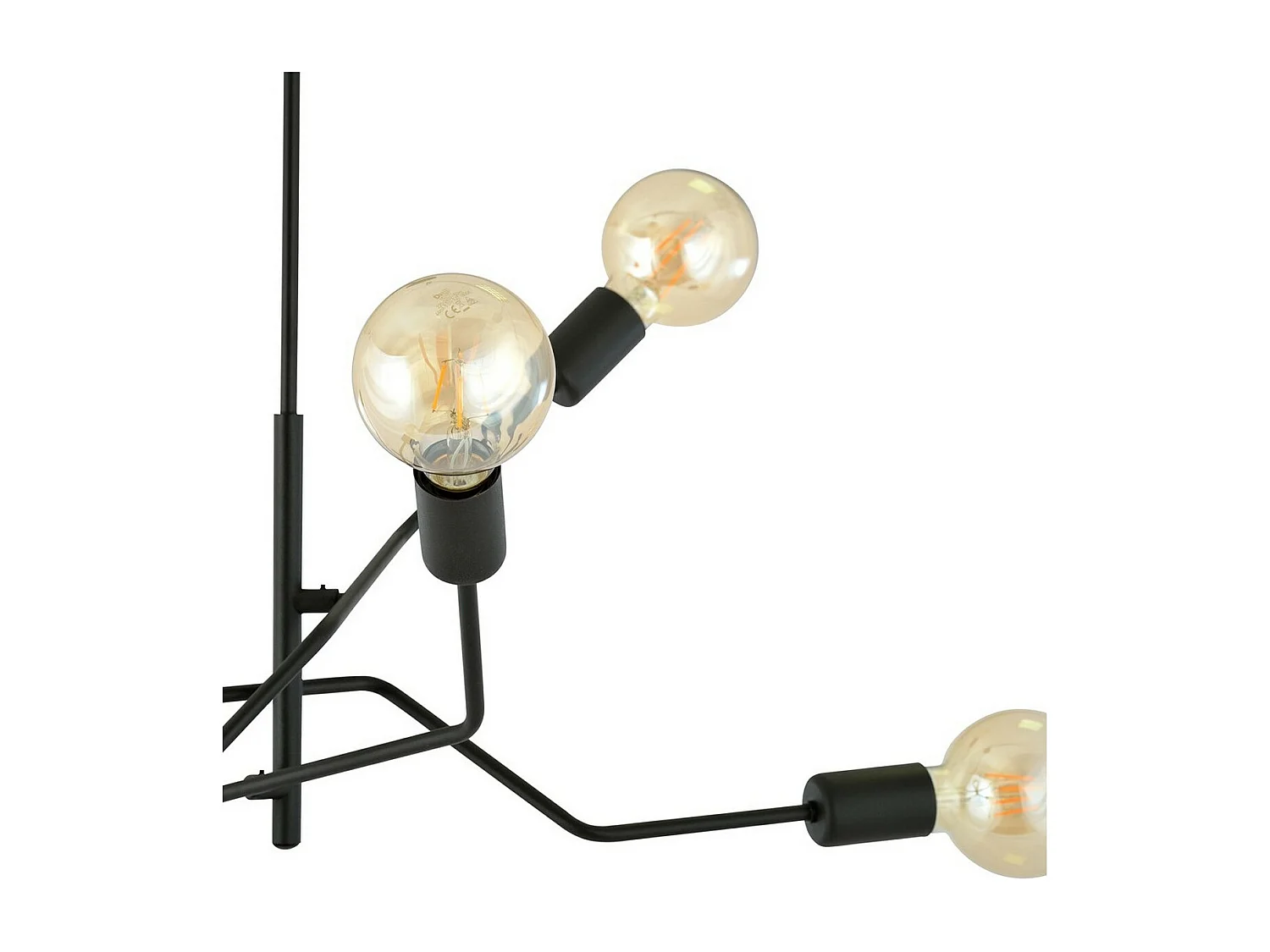 Candeeiro Suspenso Frix, Preto, 66x53x66 cm, EPIKASA