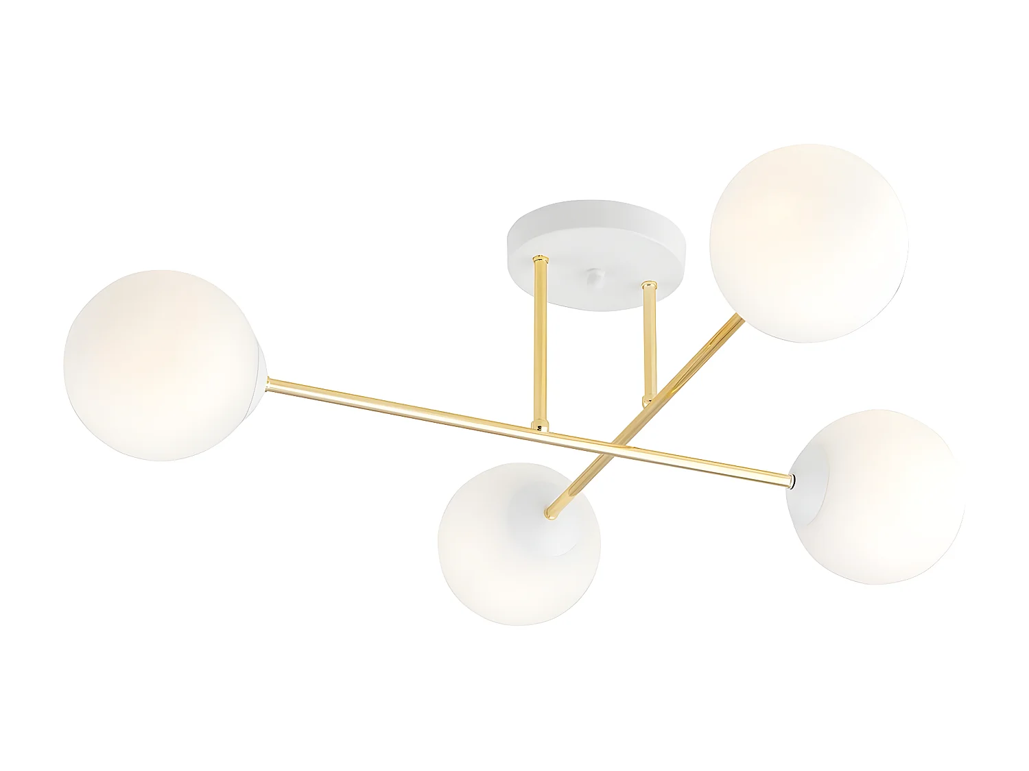 Plafonnier Magnum 3, Or, 55x26x75 cm, Seven Design