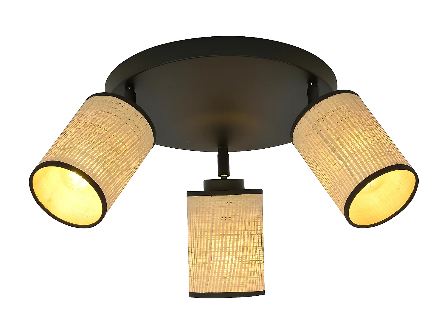 Candeeiro de Teto Ioga, Castanho, 50x24x30 cm, Epikasa