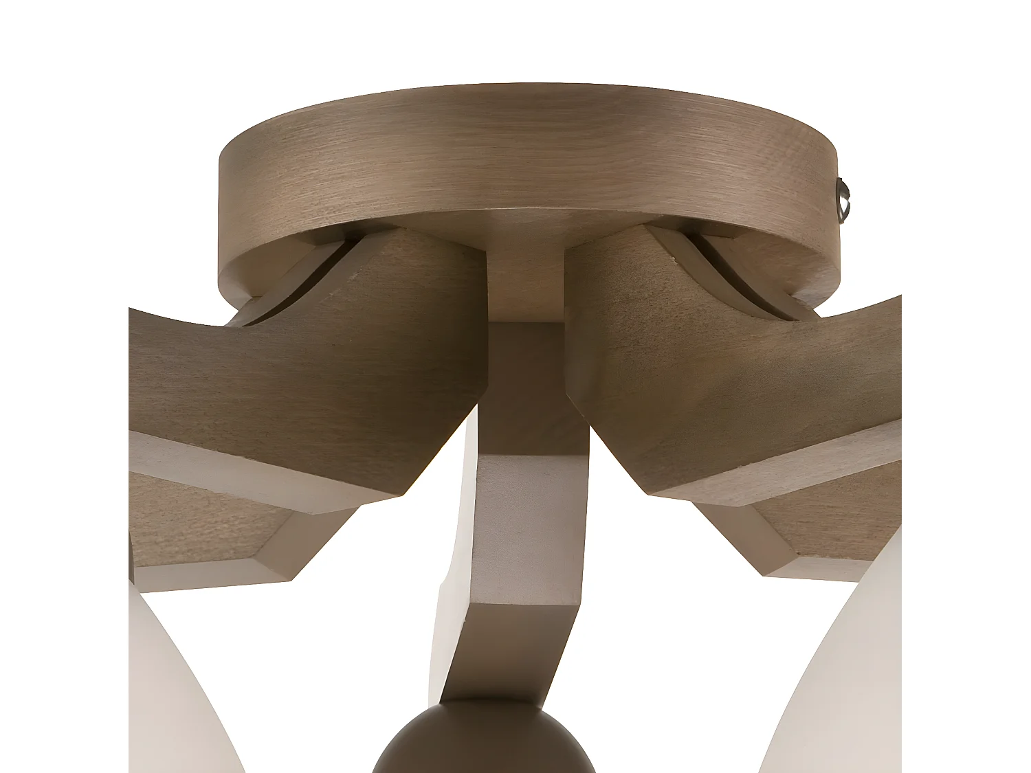 Plafonnier Adriano, Marron, 41x41x21 cm, EPIKASA