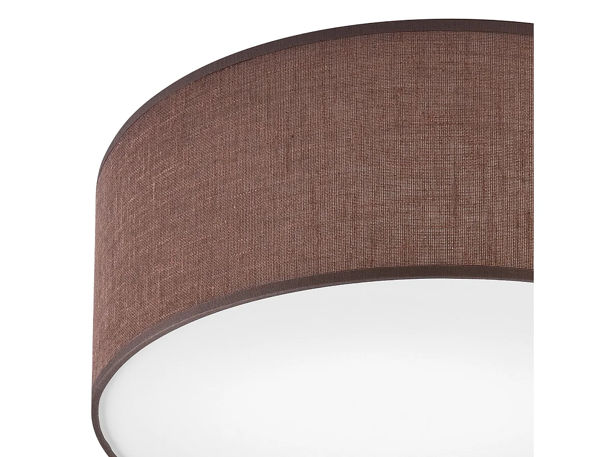 Candeeiro de Teto Vivian, Castanho, 35x35x13 cm, Seven Design