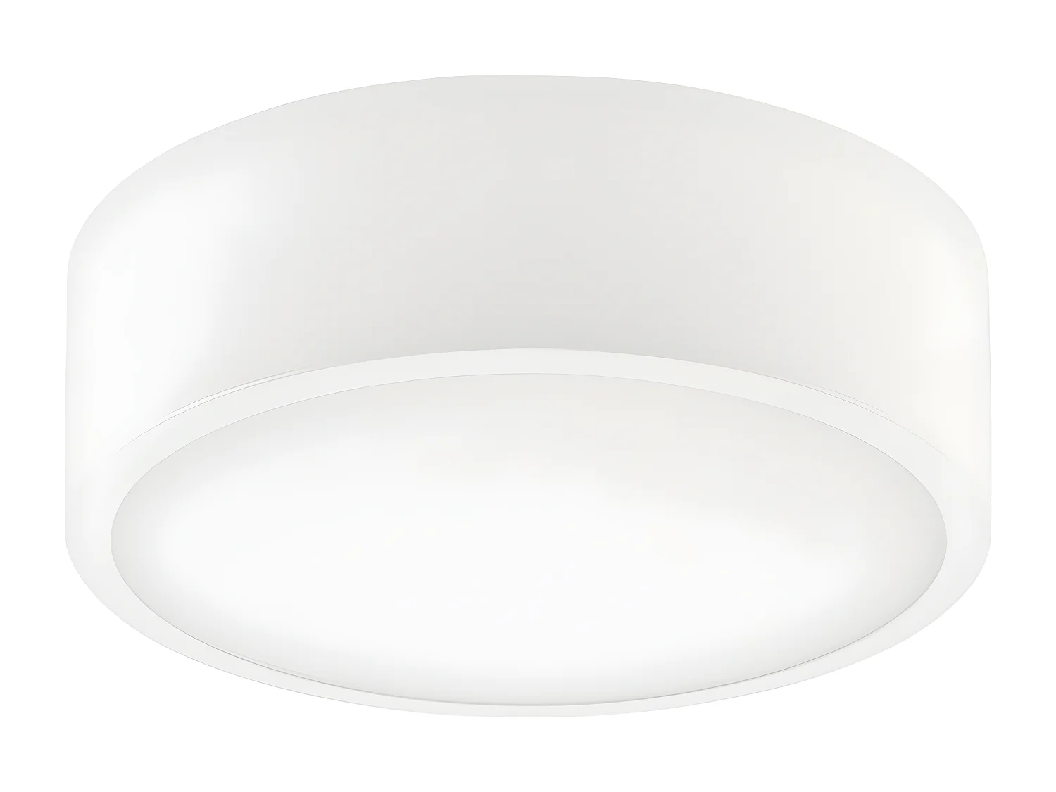 Candeeiro de Teto Dante, Branco, 26x26x8 cm, Seven Design